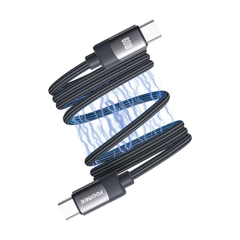 FOOMEE DS17 60W Magnetic Braided Cable 