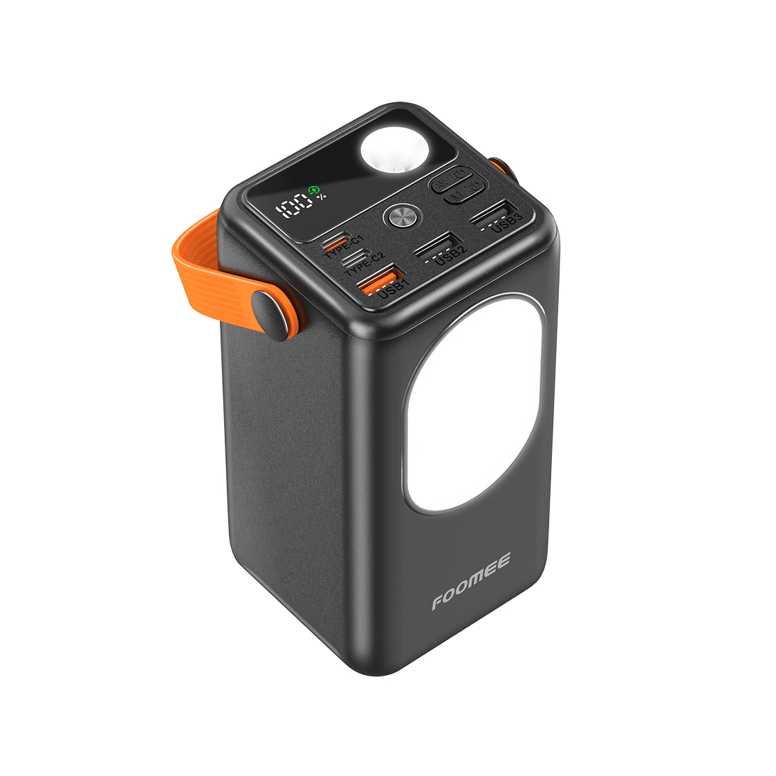 FOOMEE AF50 5-PORT 4-IN-1 BUILT-IN CABLE POWER BANK