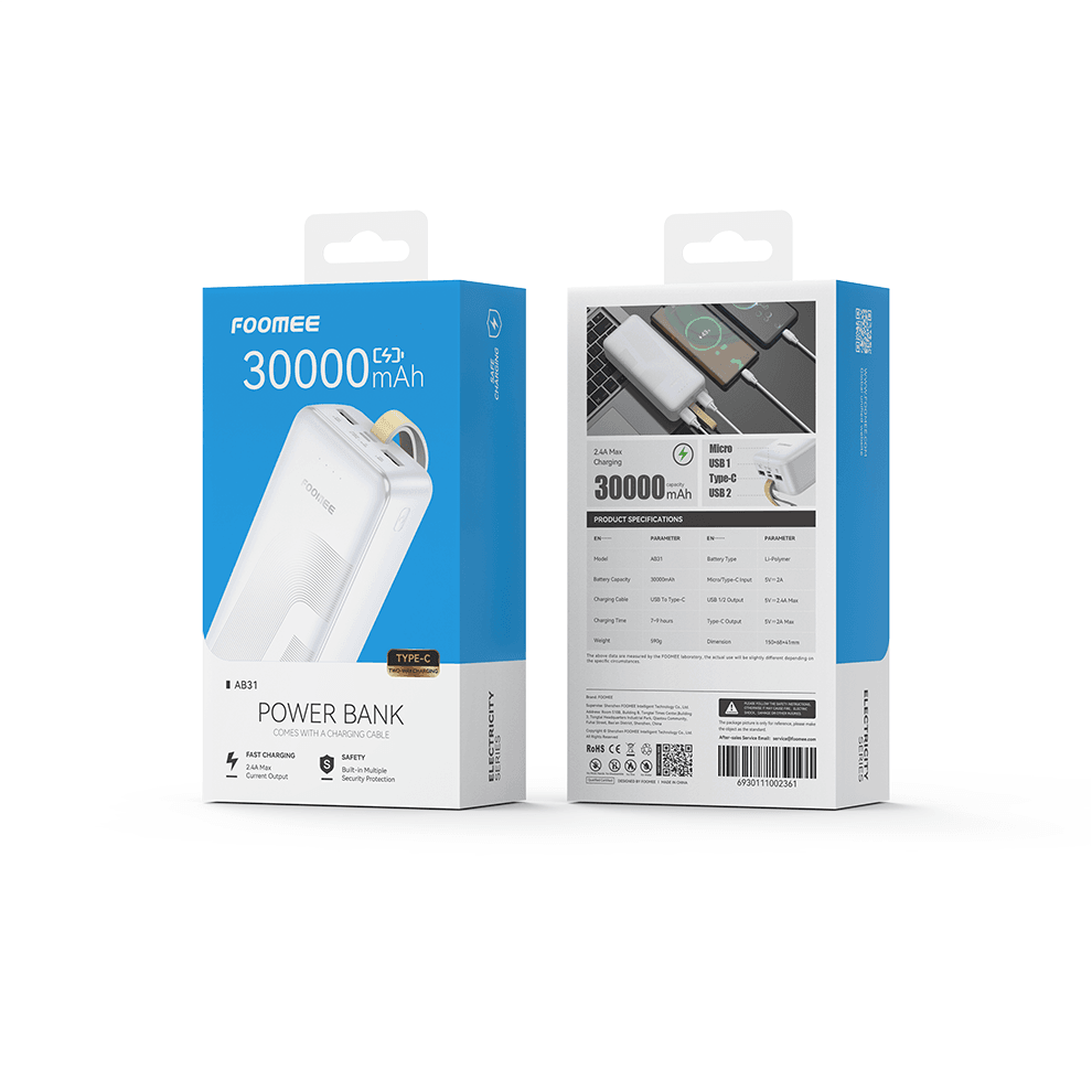 FOOMEE AB31 FAST CHARGE POWER BANK