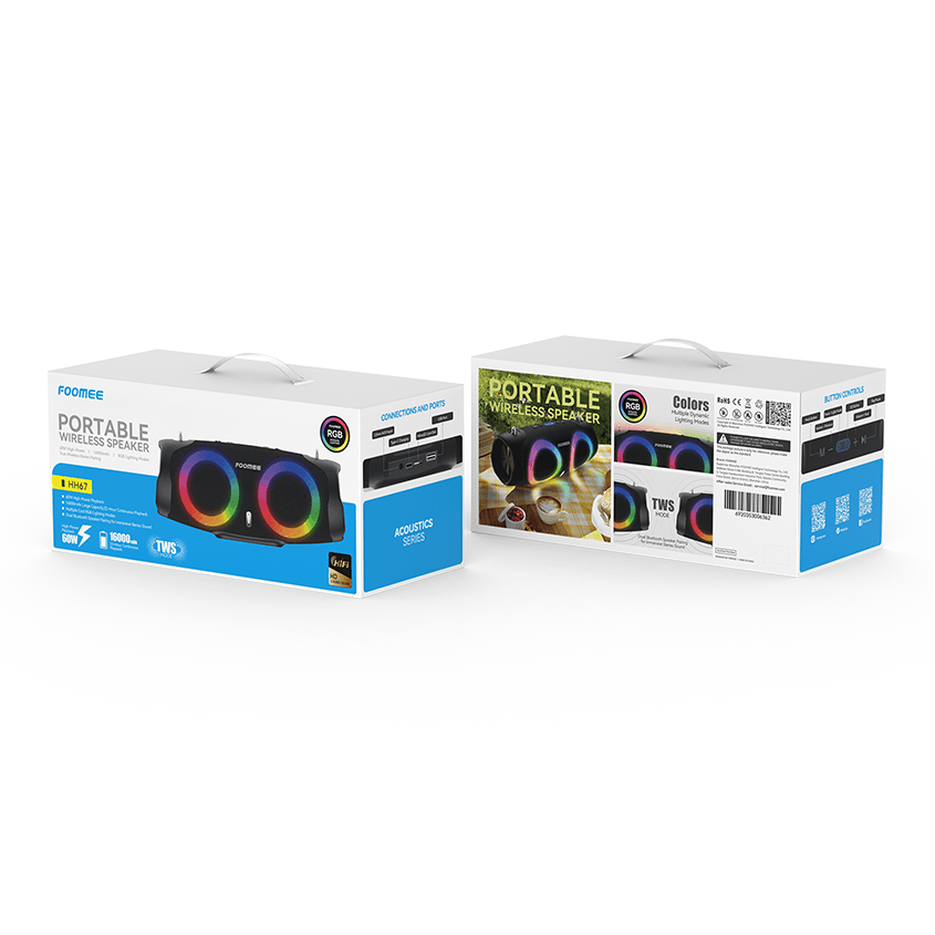 FOOMEE HH67 PORTABLE WIRELESS BLUETOOTH SPEAKER