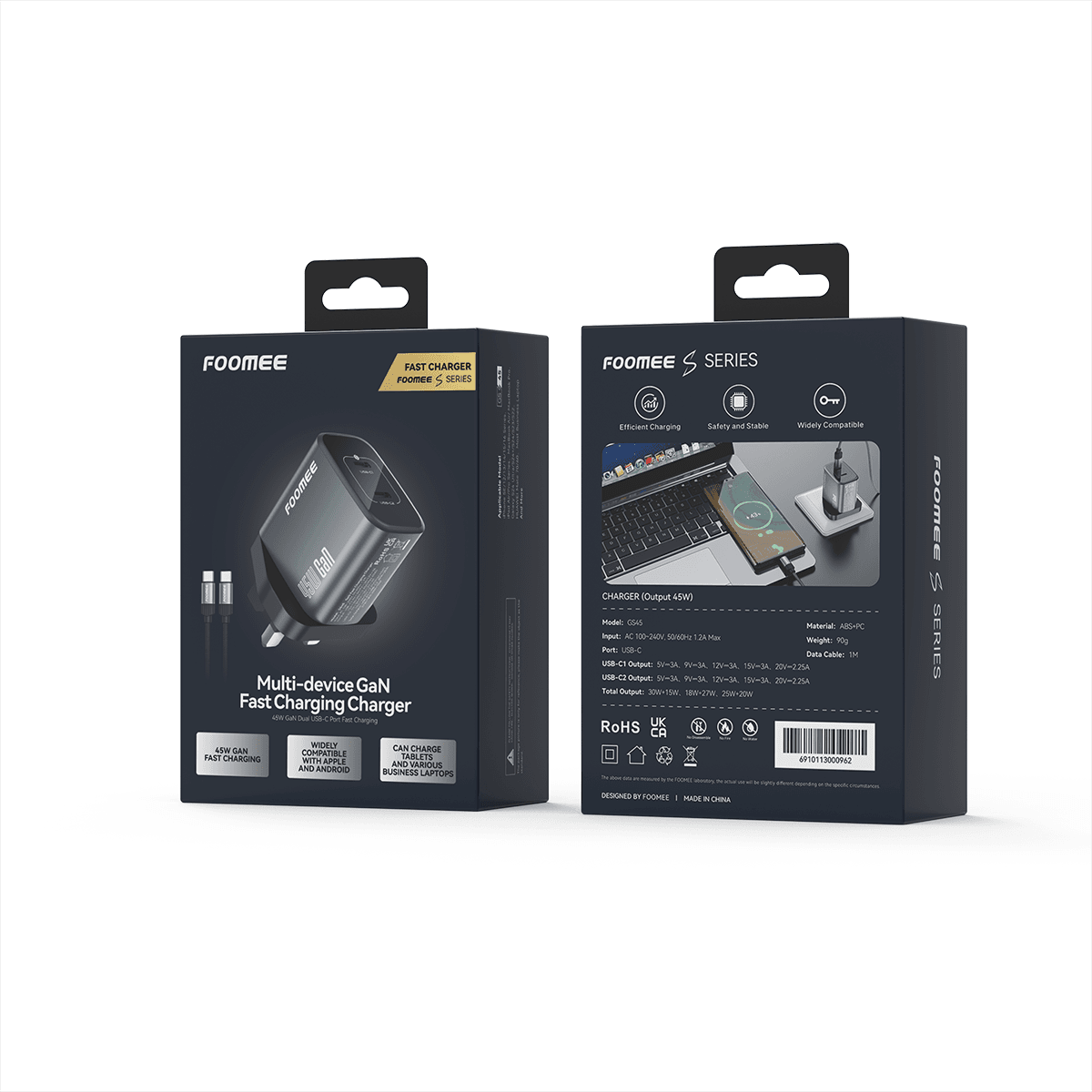 FOOMEE GS45 GaN SUPER FAST CHARGE