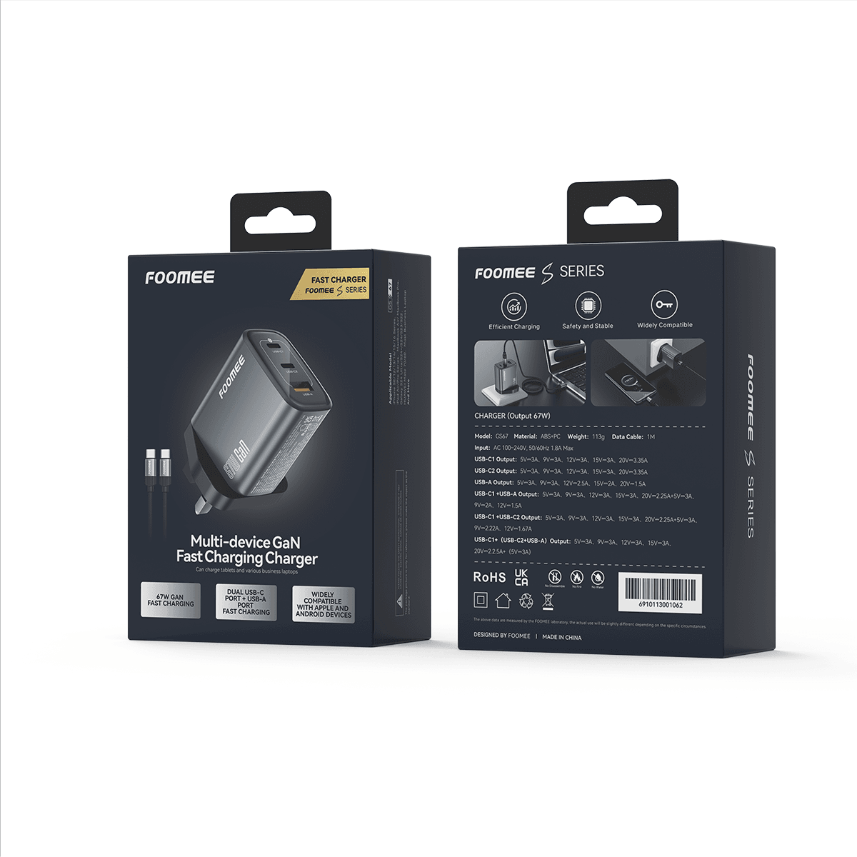 FOOMEE GS67 GaN SUPER FAST CHARGE