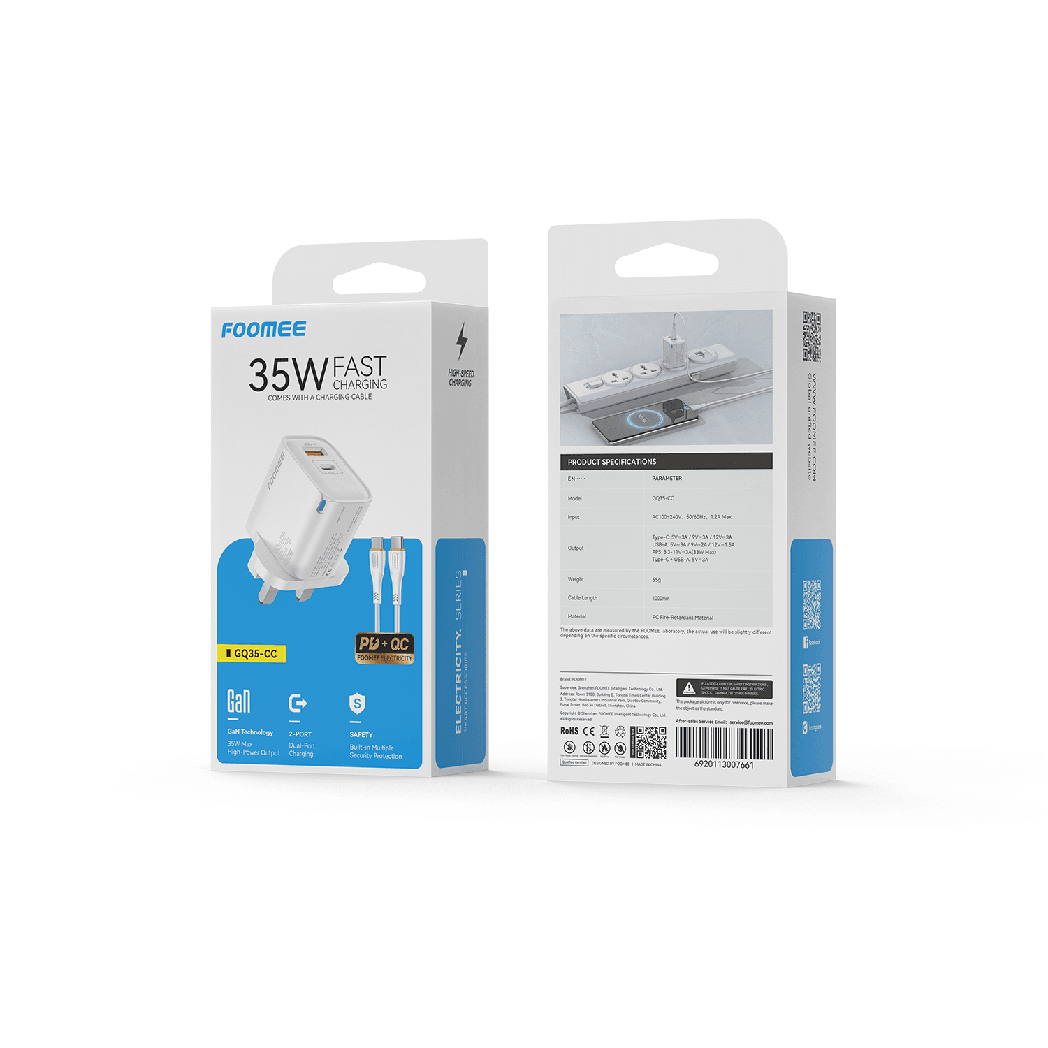 FOOMEE GQ35-CC FAST CHARGER
