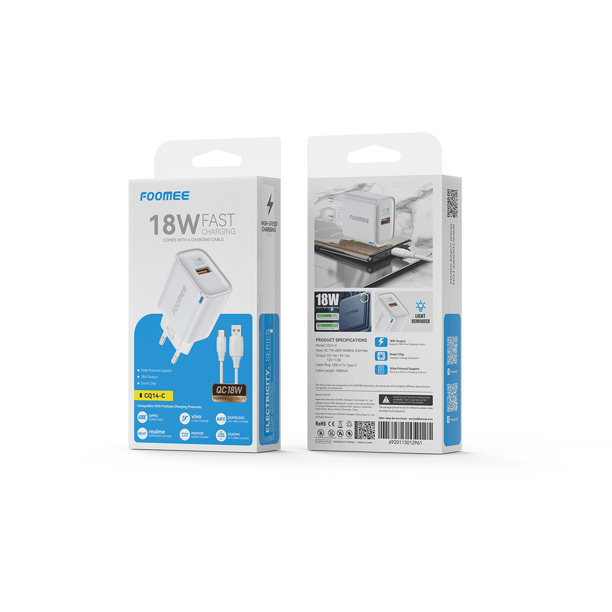 FOOMEE CQ14-C FAST CHARGER