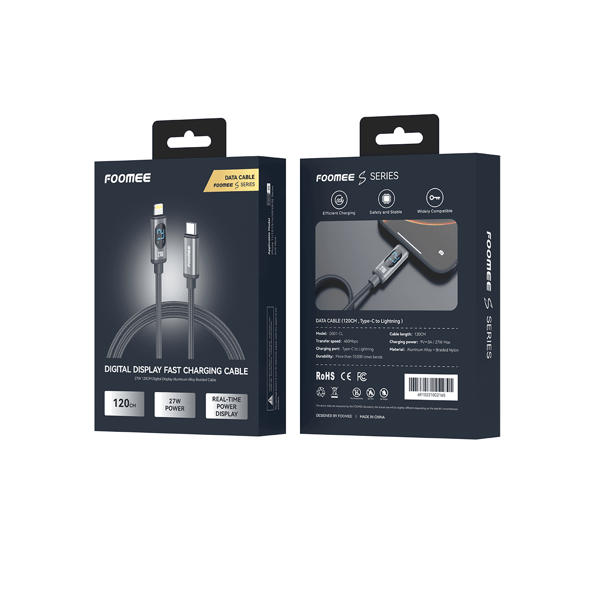 FOOMEE DS01-CC PD FAST CHARGING CABLE