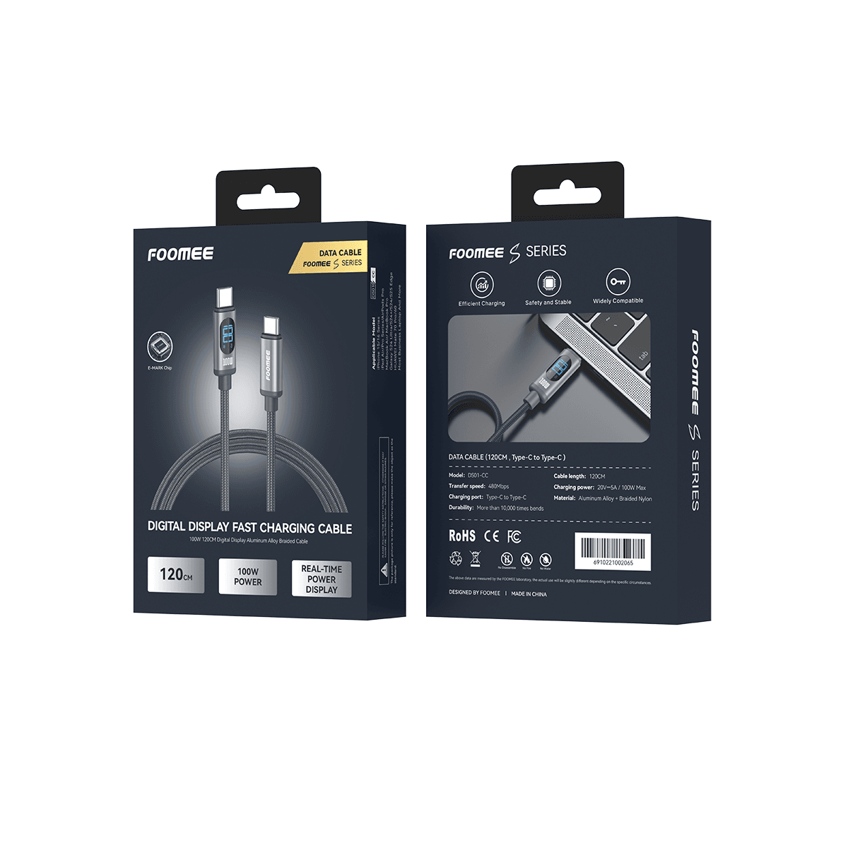 FOOMEE DS01-CC PD FAST CHARGING CABLE